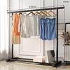 OIMG Folding Floor Clothes Rack