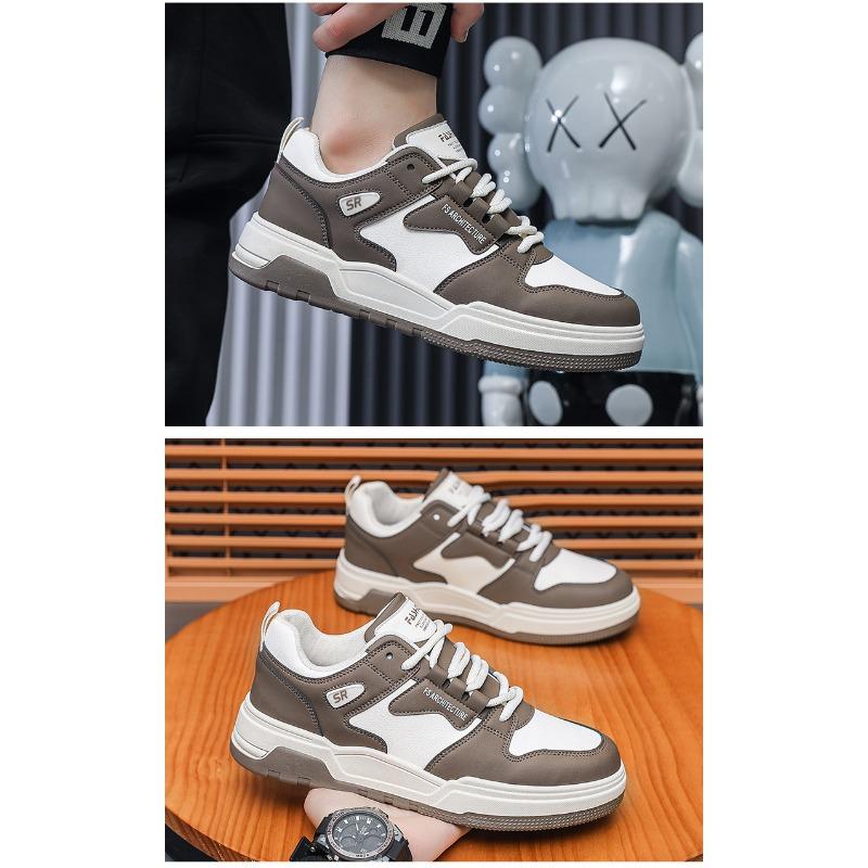 Men‘s Shoes Spring Hong Kong Style High-Top Casual Shoes Versatile Thick-Soled Shoes Men Student Sports Trendy Shoes.