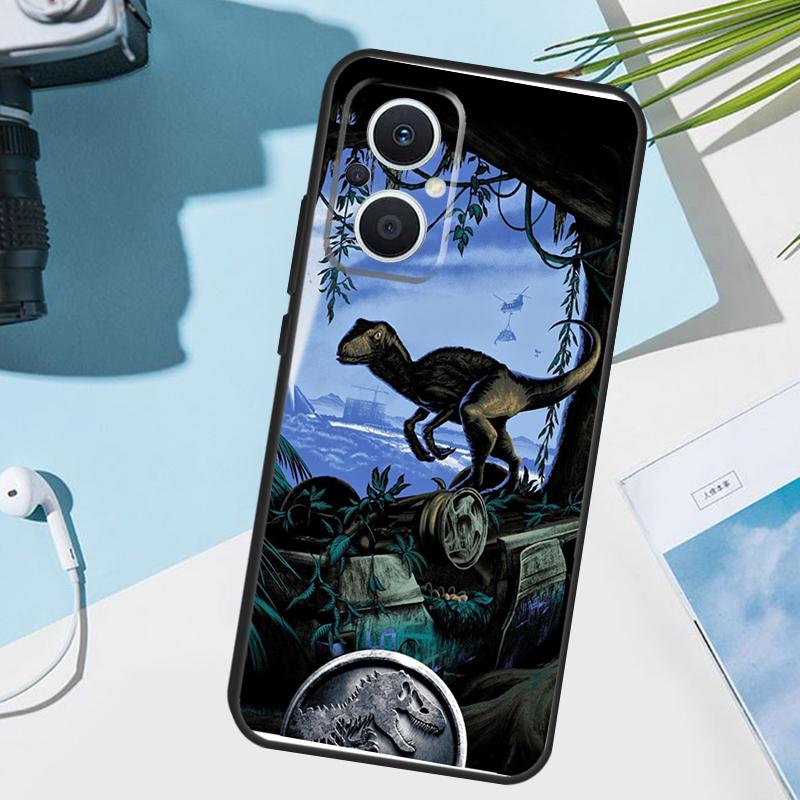 

Jurassic Dinosaur Cover For OPPO Reno 11 12 13 14 Pro 11F 12F 13F 14F 7 8 Lite OPPO Find X5 X6 X8 X9 Pro Case OPPO Reno8 T 4G