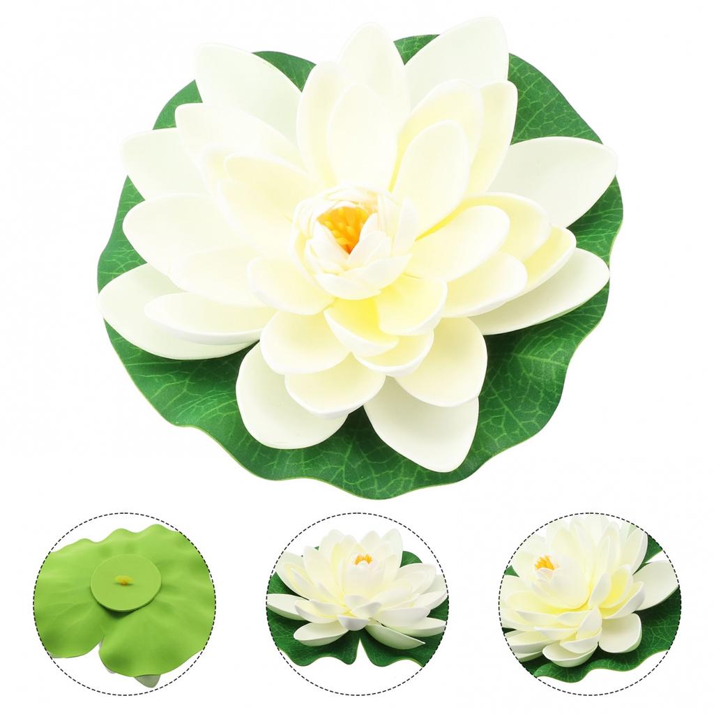 18cm Wasserlilie DIY Heim Outdoor Deko Lotusblume