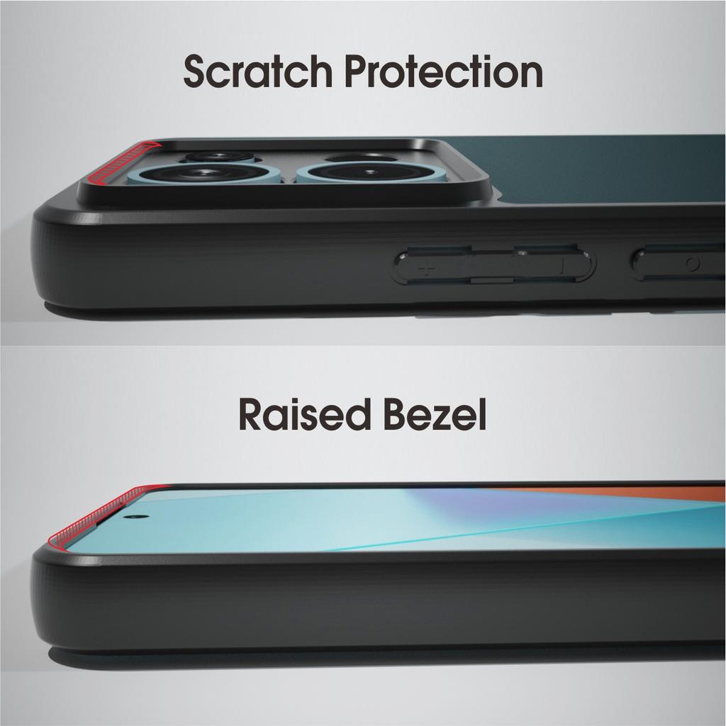 IBMRS For Xiaomi Redmi Note 13 Pro 4G/Poco M6 Pro 4G Phone Case Dual-Layer TPU+PC Cover