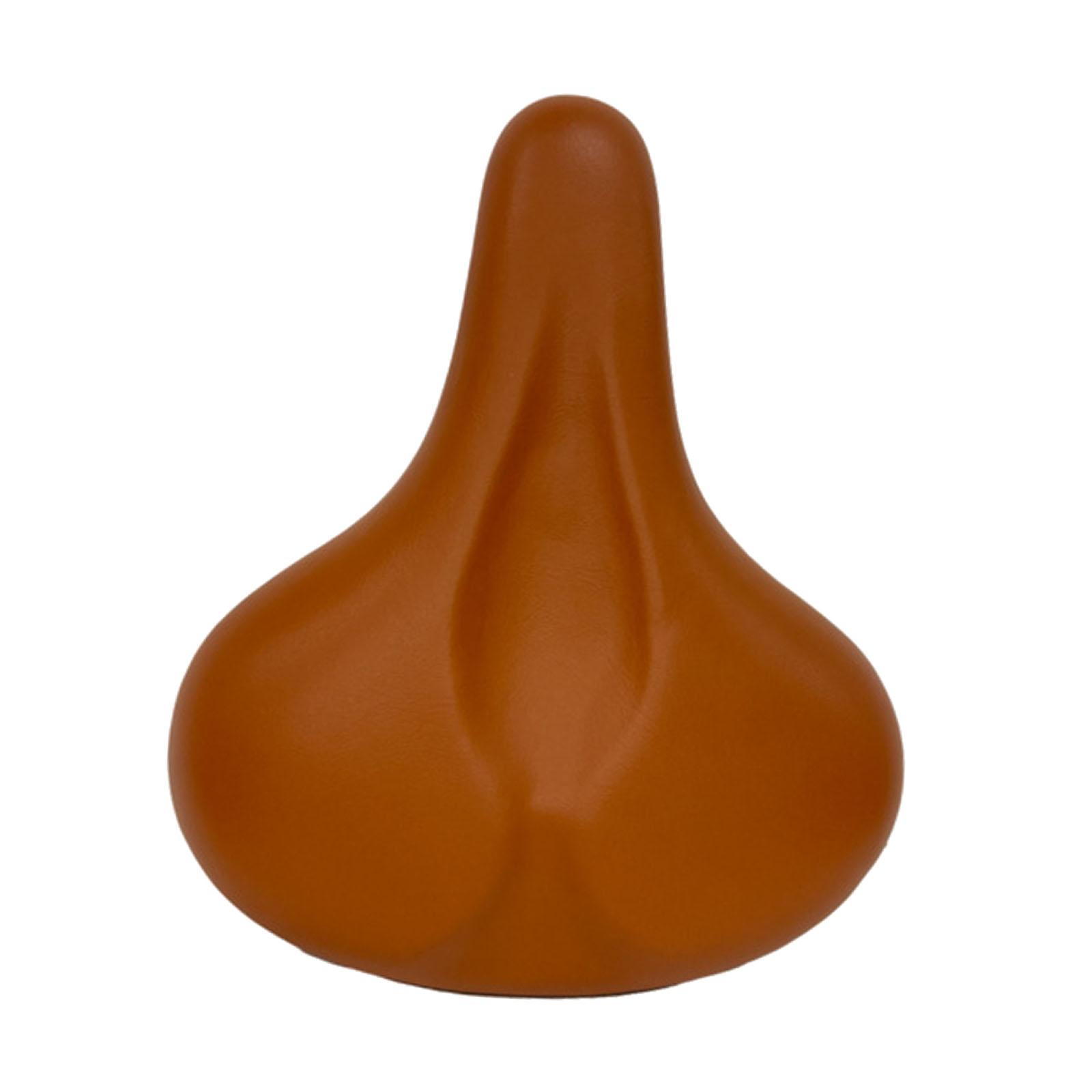 

Bike Seat, Comfortable Waterproof Bicycle Saddle for Road Bikes, Easy Installation, Wear Resistant Bicycle Seat Cushion Replace коричневый