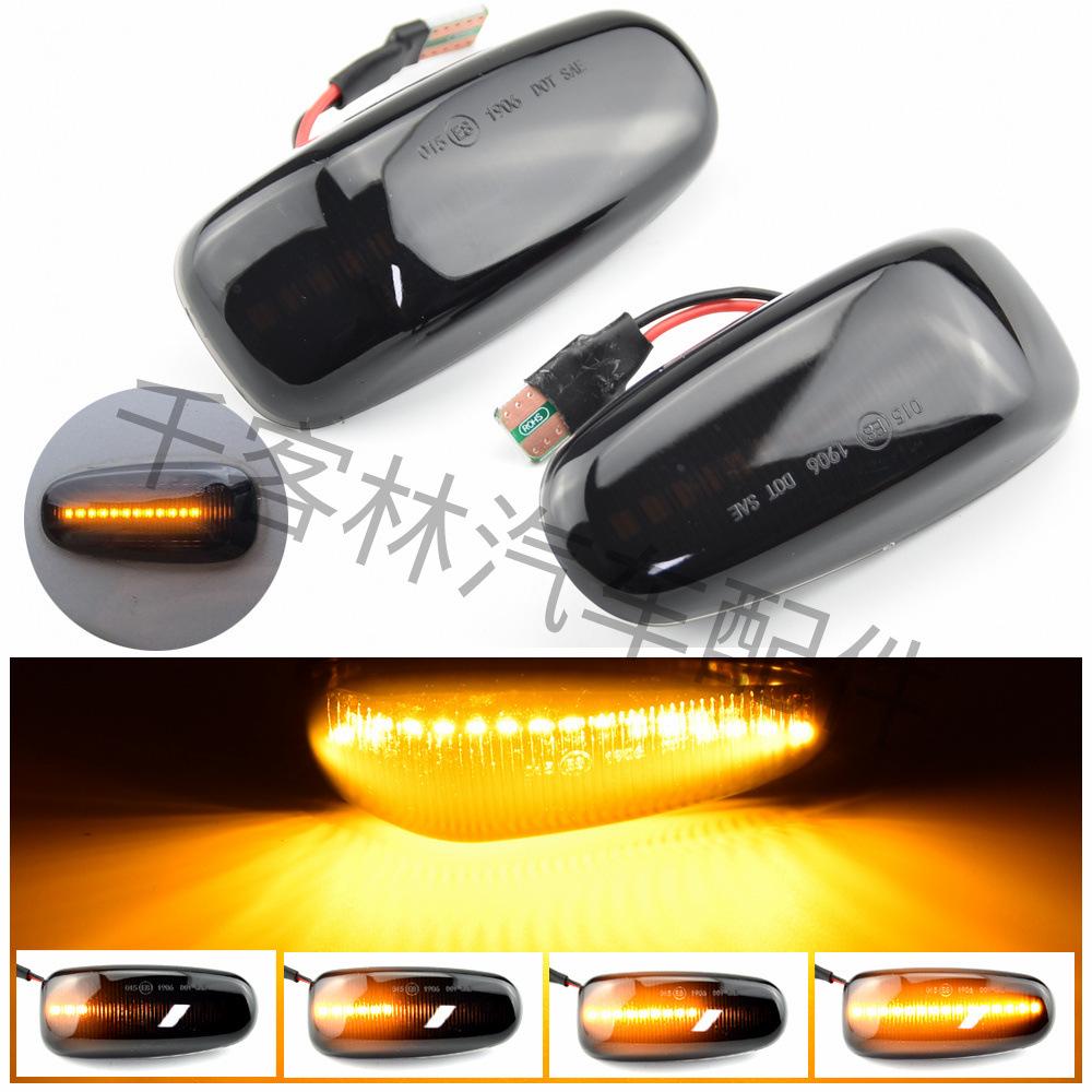 Yellow Flowing Side Turn Signal Lights for Mercedes-Benz W210 W202 W208 R170 W638
