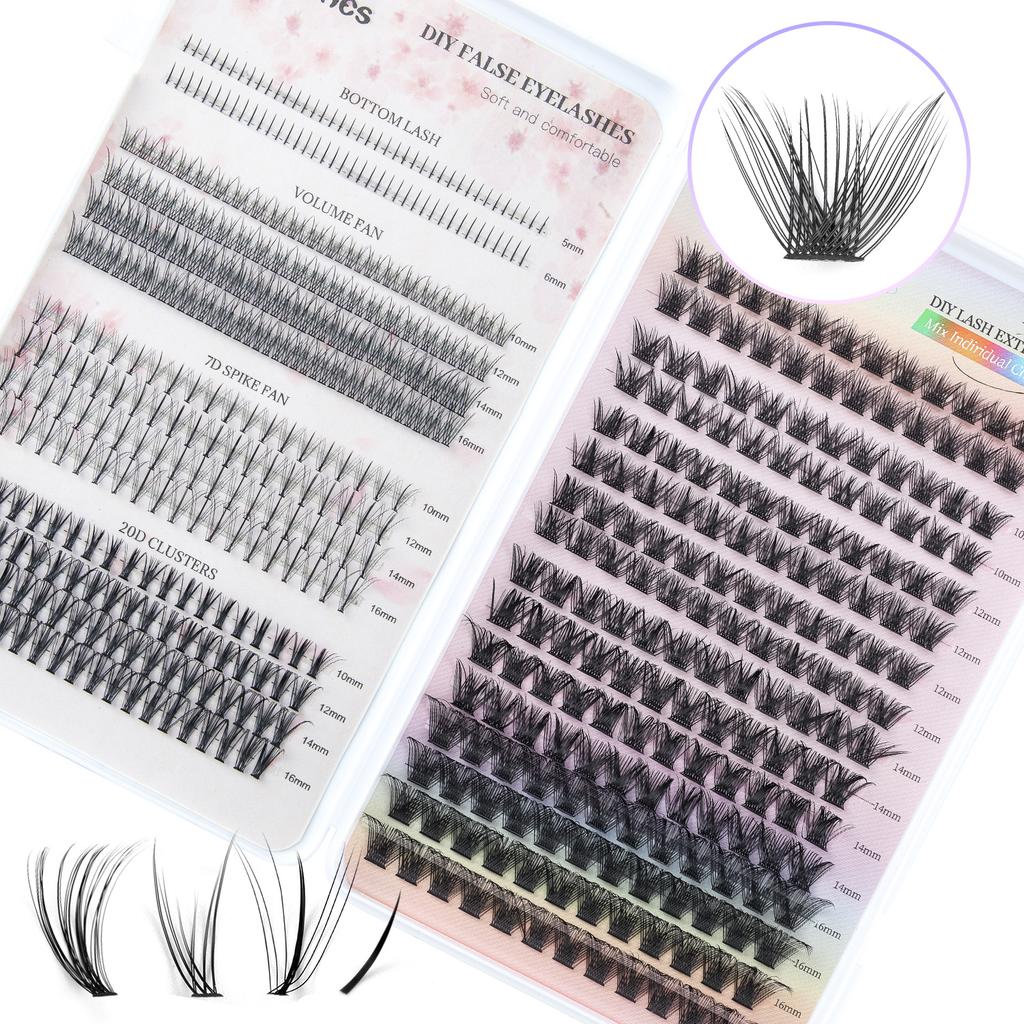 Diy Single Tuft Eyelash Book False Eyelashes Natural Thick C Song Segmented Grafting Eyelashes
