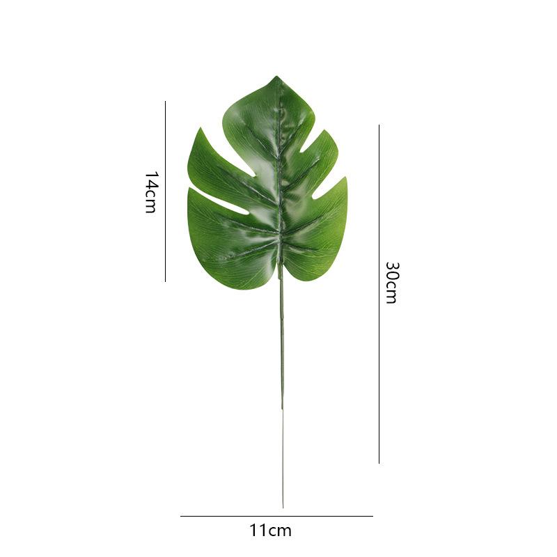 

Artificial Leaf Green Fake Plant Artificial Plant for Vase Desk Accessories Wedding Party Table Ornament Home Decorations