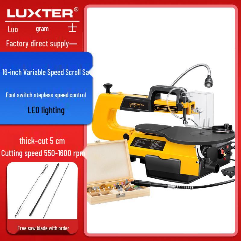 LUXTER Electric Jigsaw & Scroll Fret Saw for Woodworking