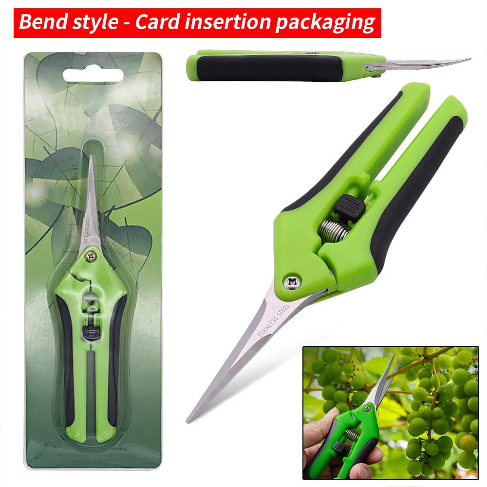 

1 Piece Stainless Steel Blade Gardening Pruning Shears with Straight Head Elbows - Durable Scissors for Garden Care 15cm-19.9cm