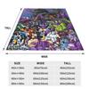 Cartoon Transformers Autobots Knitted Blanket Flannel Robot Car Anime Movie Lightweight Thin Throw Blanket Bedroom Sofa Bed Rug