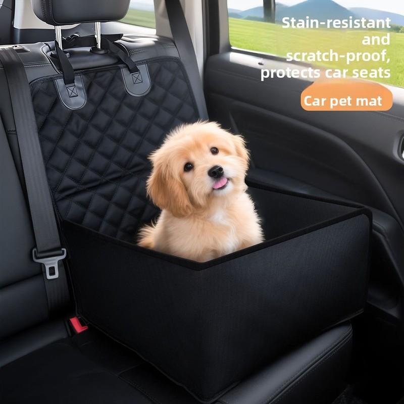 Universal Waterproof Pet Car Rear Seat Cover Foldable Anti-Dirt Dog Cat Travel Mat for All Seasons