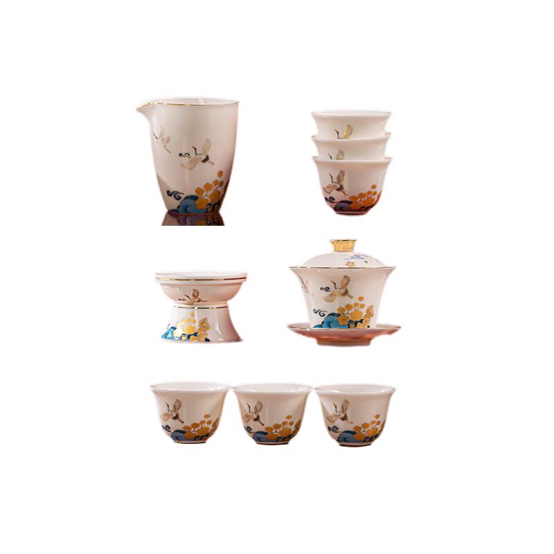 Tao Ding Xuan Chinese White Porcelain Tea Set