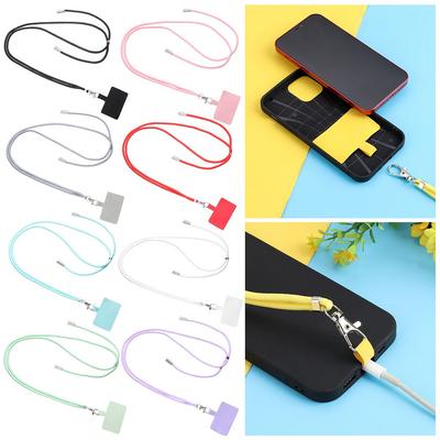 Universal Case Straps Crossbody Phone Safety Tether Patch Nylon Strap Phone Lanyard Neck Cord