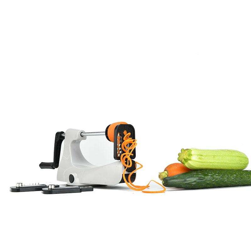 Zucchini Noodle Maker Spaghetti Spiralizer 3 Blades Vegetable Spiralizer Spiral Slicer Veggie Pasta Spaghetti Maker For Healthy белый