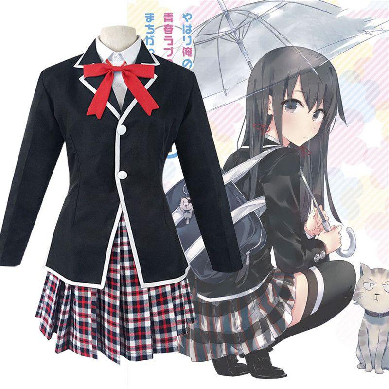 Charming My Youth Romantic Comedy Is Wrong Yukinoshita Yukino Cosplay Costume Uniform For Anime Fans