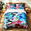 Mighty Morphin Power Rangers (1) 3pc Set Suitable for Master Bedrooms Soft and Comfortable an Ideal Gift for Family and Friends Includes One Duvet Cov