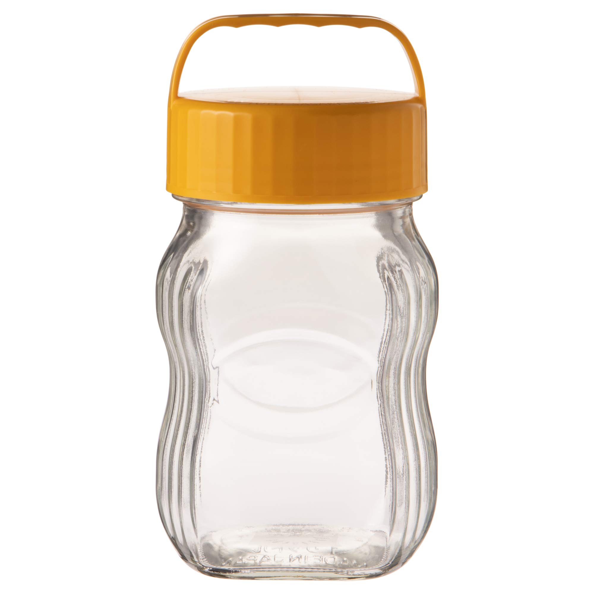 Toyo Sasaki Glass Preservation Pickling Pickled Shallot 1L Made in Glass Plum Fruit Wine Preservation Pickled Plum Fruit Container, Master, Edition,