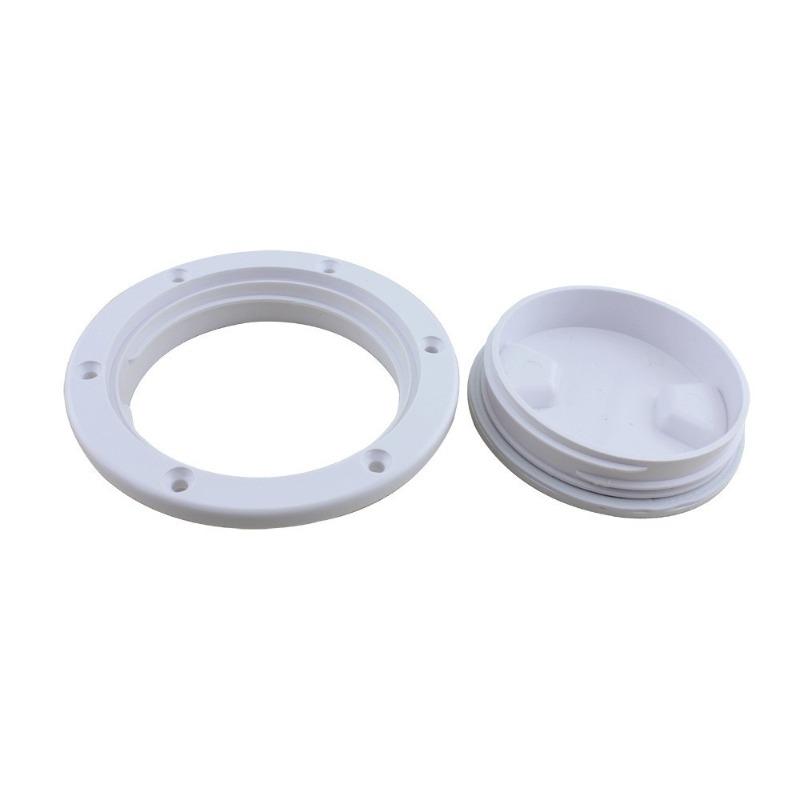 Durable 4 6 8 inch Deck Inspection Access ABS Screw Out Deck Plate Round Non Slip Hatch Cover Boat Yacht Marine Accessories