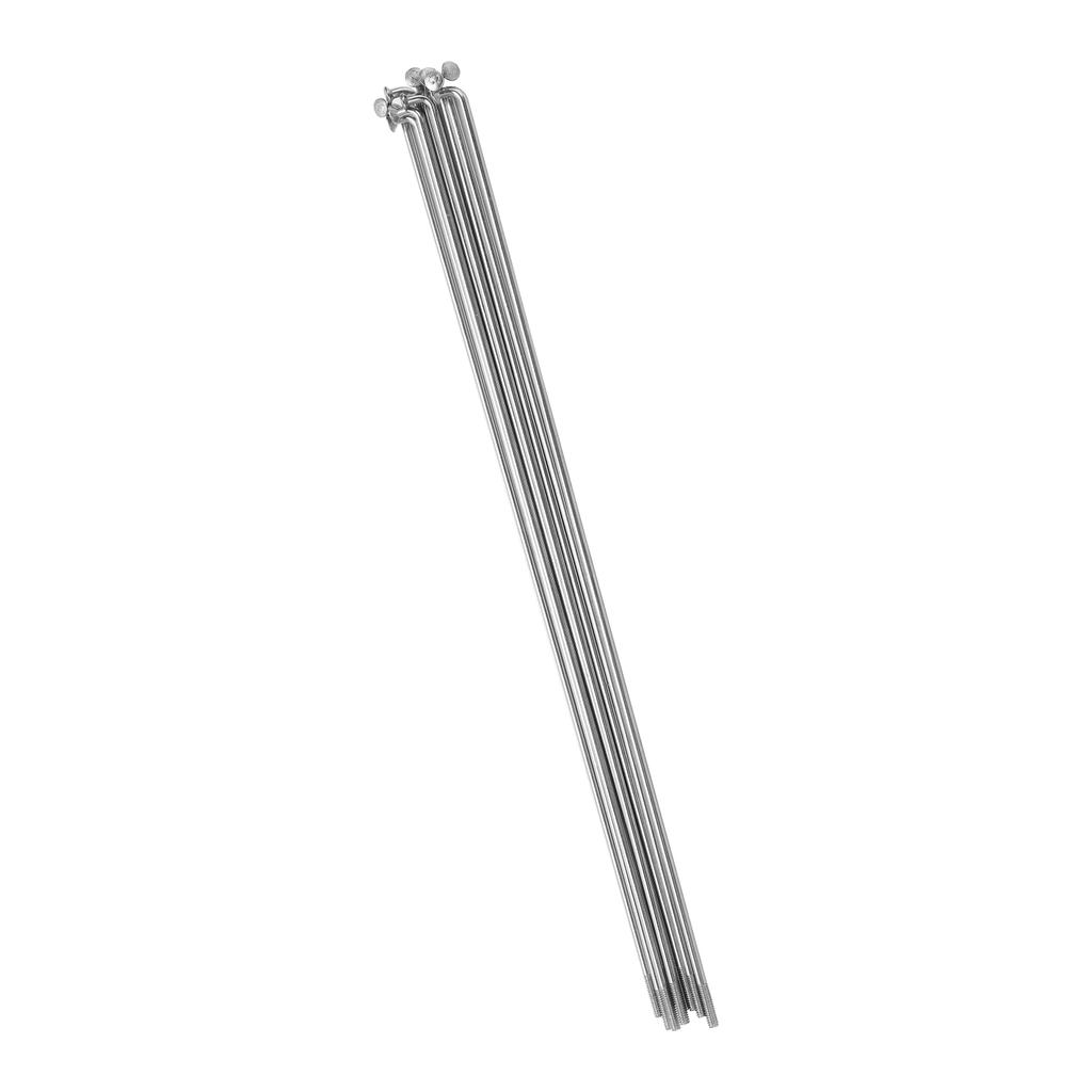 10 st 14G Cykelekrar med Nipplar Rostfritt Stål Mountain Road Cykel J-böjda Ekrar 143mm Ekrar