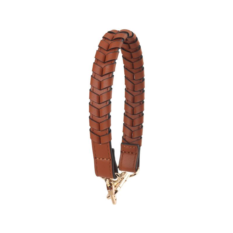 

New Underarm Hand Strap Bag with One Shoulder Woven Wrist Hand Strap Women s Handbag Strap Creative Bag Parts Accessories K gold buckle