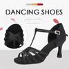 Dames 7,5 cm Hak Latijns Dansschoenen Satijn Stijldans Tango Feest Dansschoenen