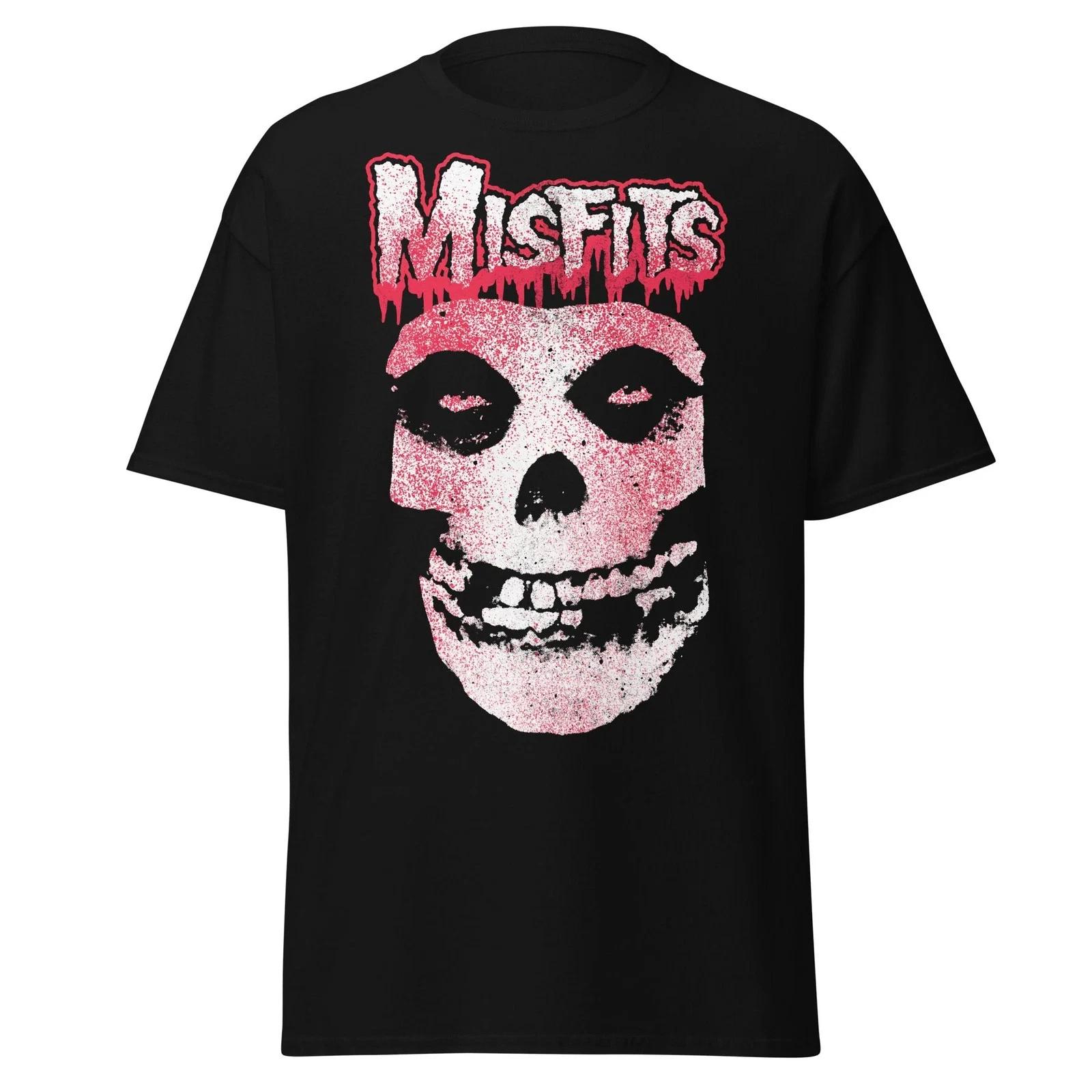 Misfits - Tagged Skull Jumbo Print T Shirt L