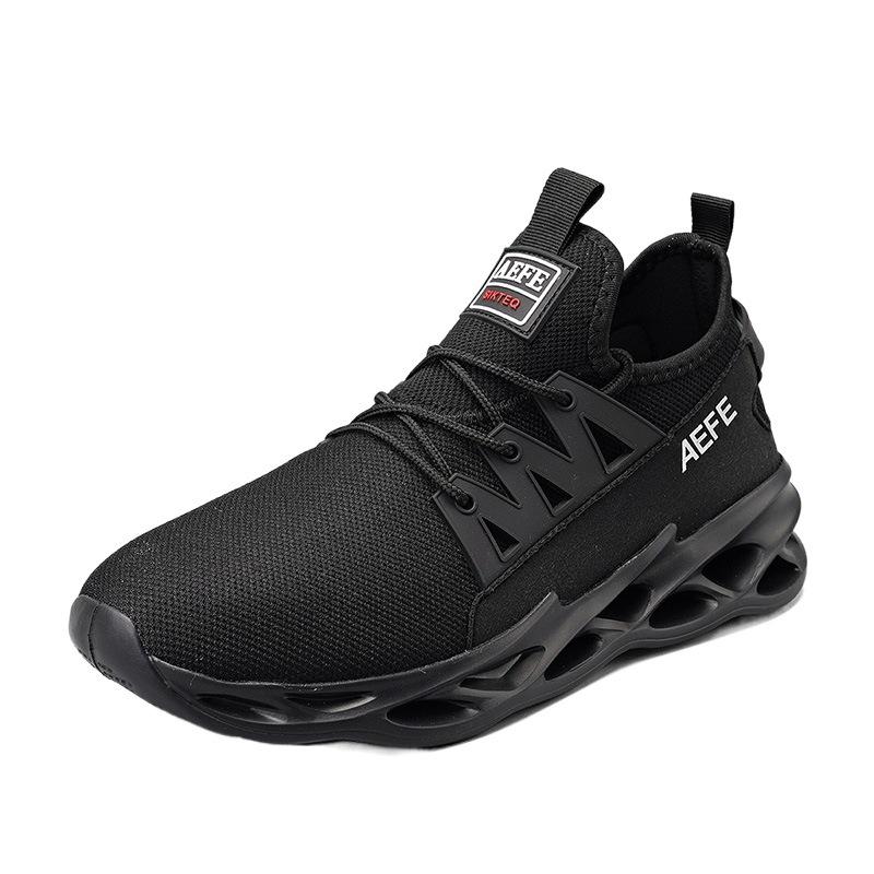 Spring Men's Shoes Breathable and Lightweight Fly-woven Shoes Men's Sports and Leisure Shoes Mesh Shoes Men's Large Size Shoes