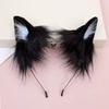 Mode Lolita Katzenohren Stirnband JK Haarreif Plüsch Haarband Haarspange Tiere Pelzig Cosplay Kopfschmuck Gesichtswasch
