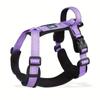 Y-Shaped Dog Harness with Adjustable Durable Nylon, Soft Padding, Metal Buckles and Leather Handle for Small, Medium, Large Dogs