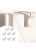 Curtain Holdbacks Pinch Pleat Hooks Strong Plastic Curtain Fixing Hooks For Home Office Window Easy to Installation