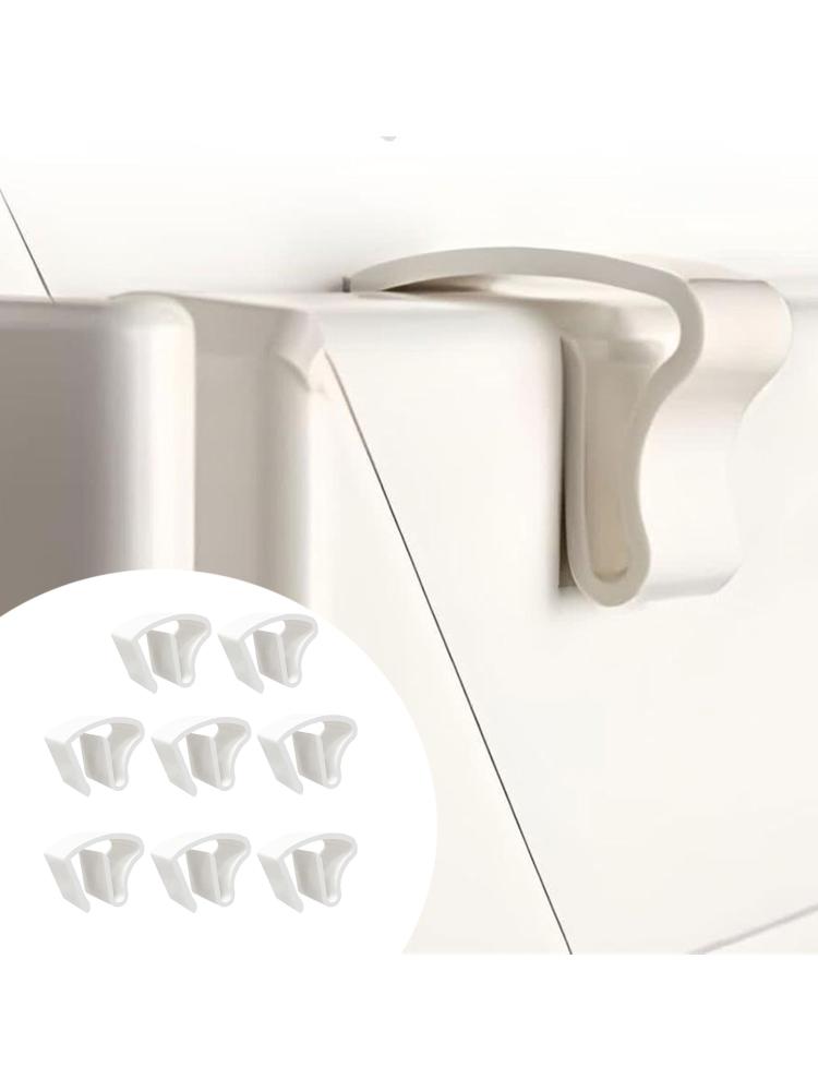 Curtain Holdbacks Pinch Pleat Hooks Strong Plastic Curtain Fixing Hooks For Home Office Window Easy to Installation