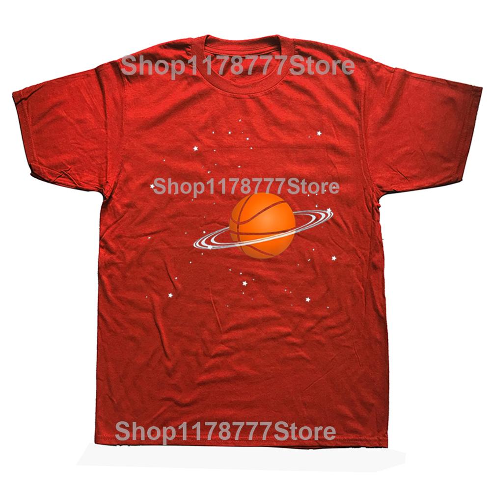 Летняя футболка с принтом «Баскетболист в космосе» с коротким рукавом, шорты, спортивная одежда для мальчиков и девочек, хлопок, повседневная, баскетболист, спортивная футболка S