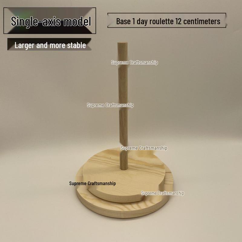 Handmade Solid Wood Portable Yarn Winder and Spindle Tool