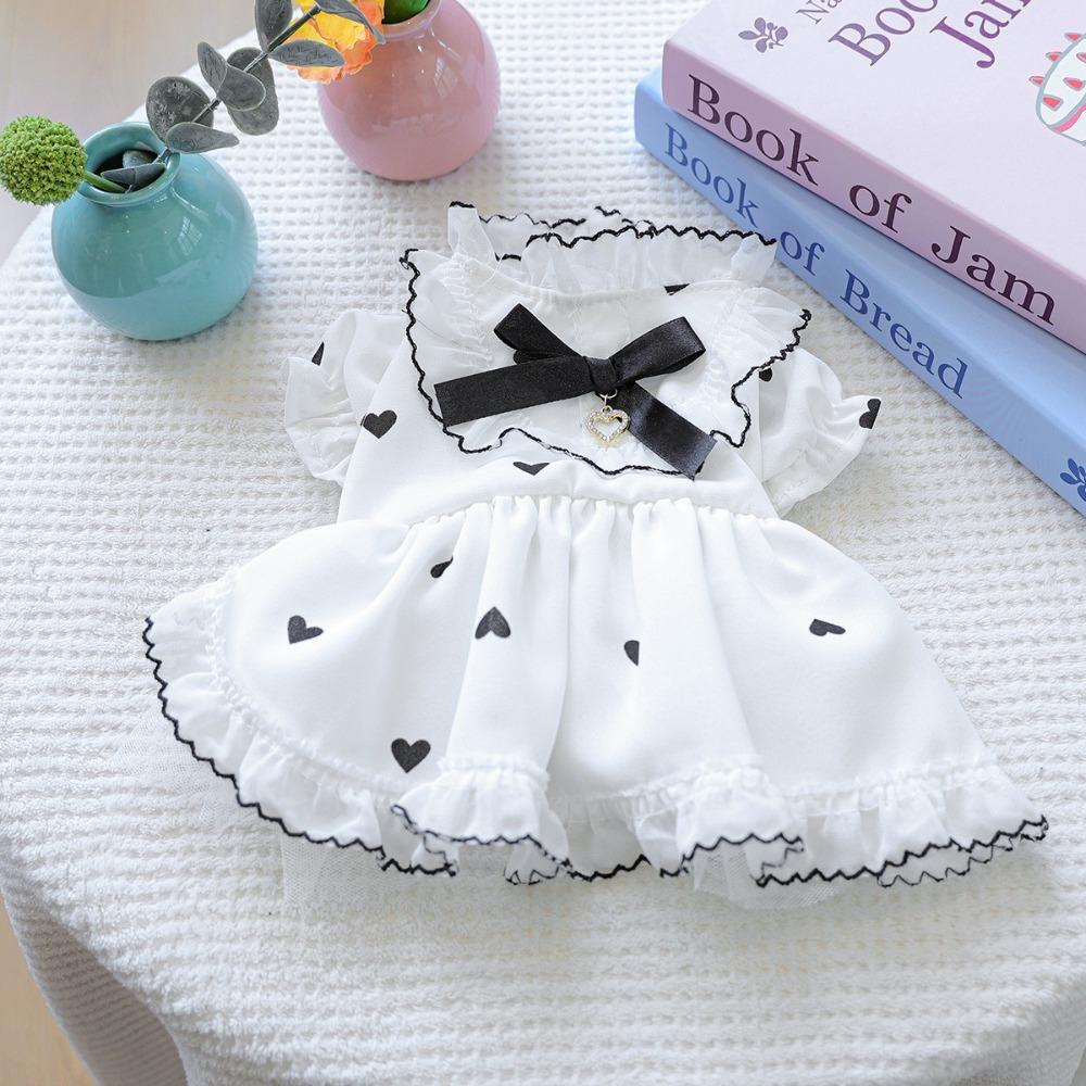 Cute Pet Puppy Clothing Breathable Dog Fluffy Skirt Stylish Dog Princess Dress  Birthday Party