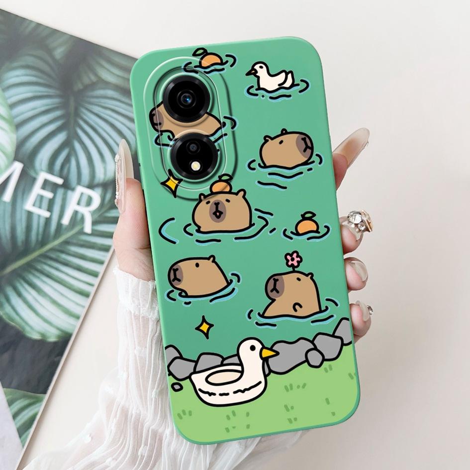 For Honor X5 Case VNA-LX2 Cover Cute Cartoon Rabbit Panda Soft Candy Silicone Phone Case For Honor X5 Plus WOD-LX1 WOD-LX2 Funda