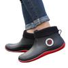 Rain shoes men's new Chelsea fashion short rain boots simple non-slip soft sole low-top women's galoshes