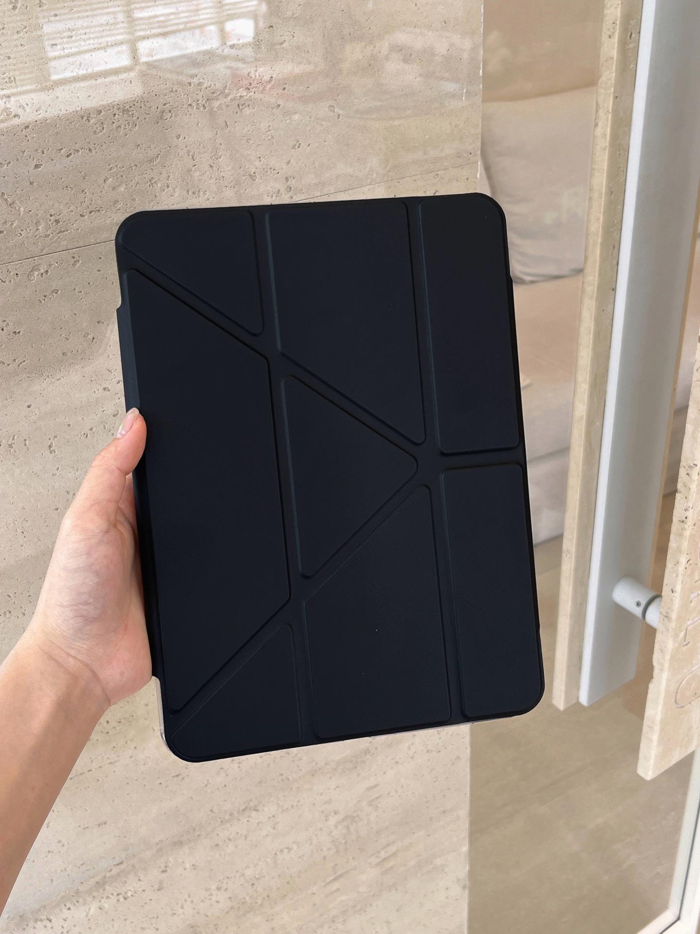 

Solid Color Side Suction 3-Fold iPad mini 6 Case for 2025 iPad mini6/7 (8.3-inch)