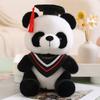 Dr Panda Plush Toy Stuffed Animal Doll Decoration Graduation Memorial Gift