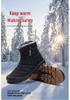 Unisex Mid-Top Waterproof Winter Snow Boots with Anti-Slip Sole and Plush Lining