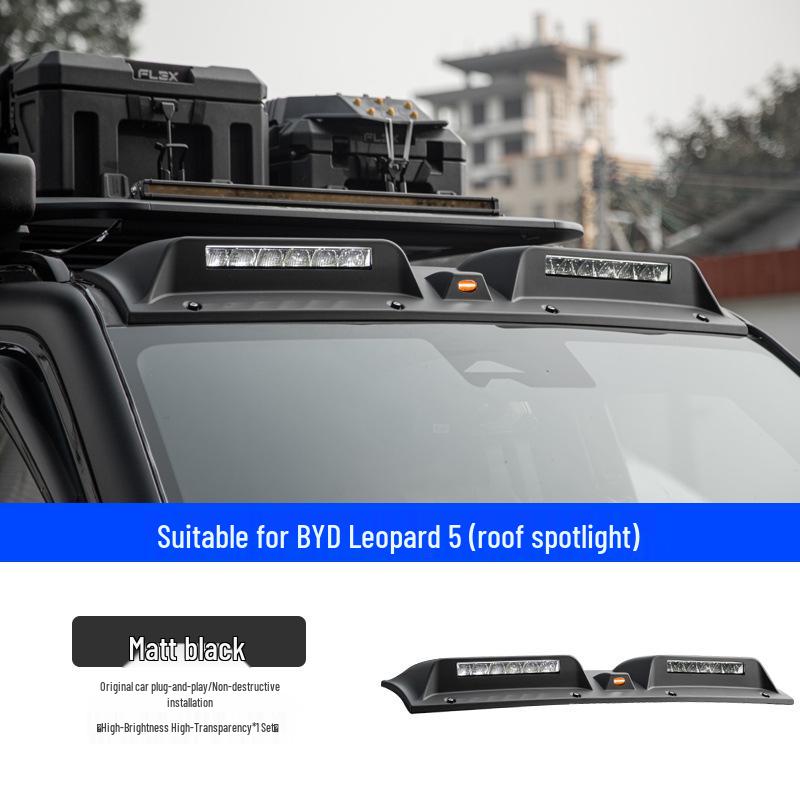 BYD Leopard 5 Roof and Grille LED Spotlight Off-Road Exterior Modification Kit