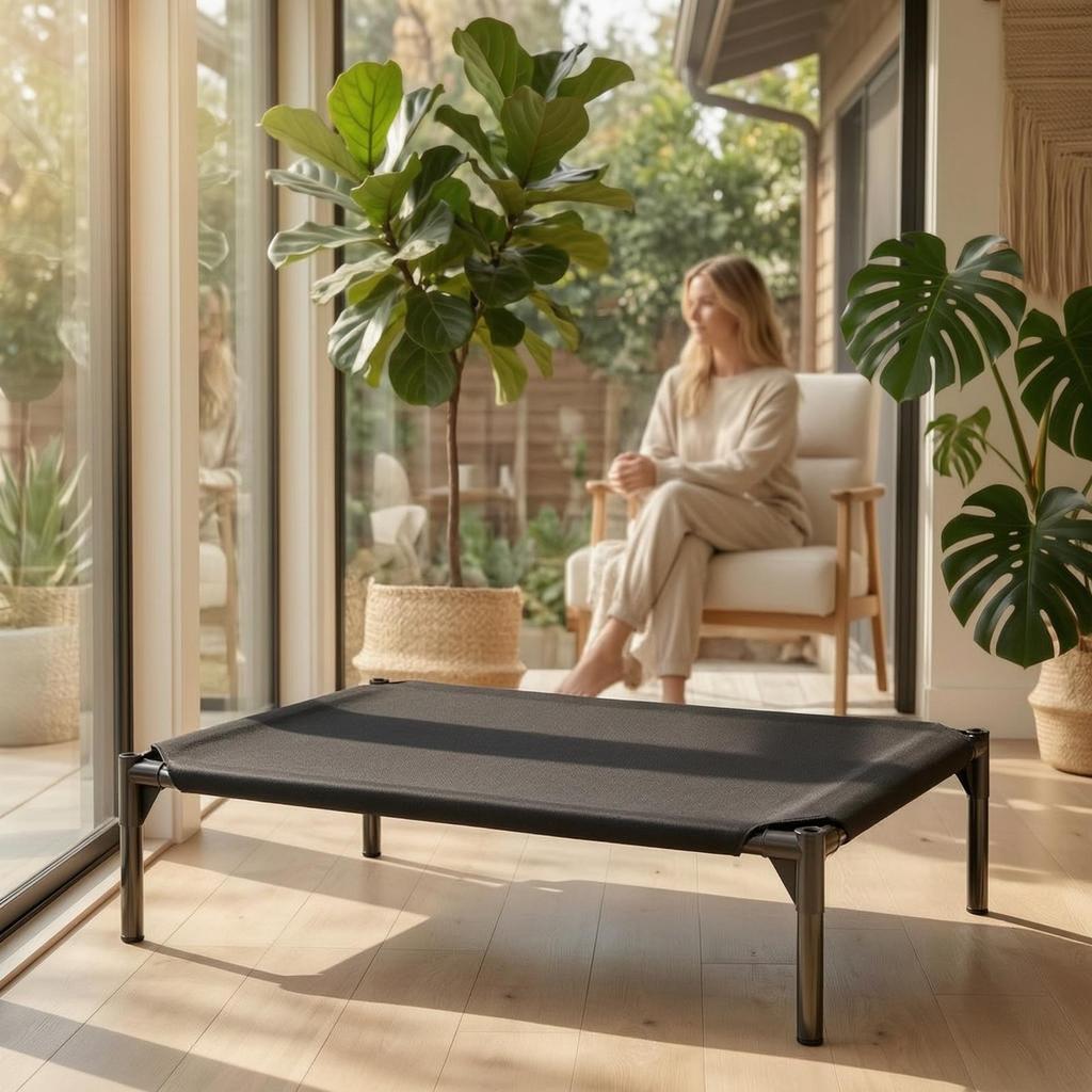 Elevated Pet Bed Raised Canine Cot Strong for Dog, Pets,