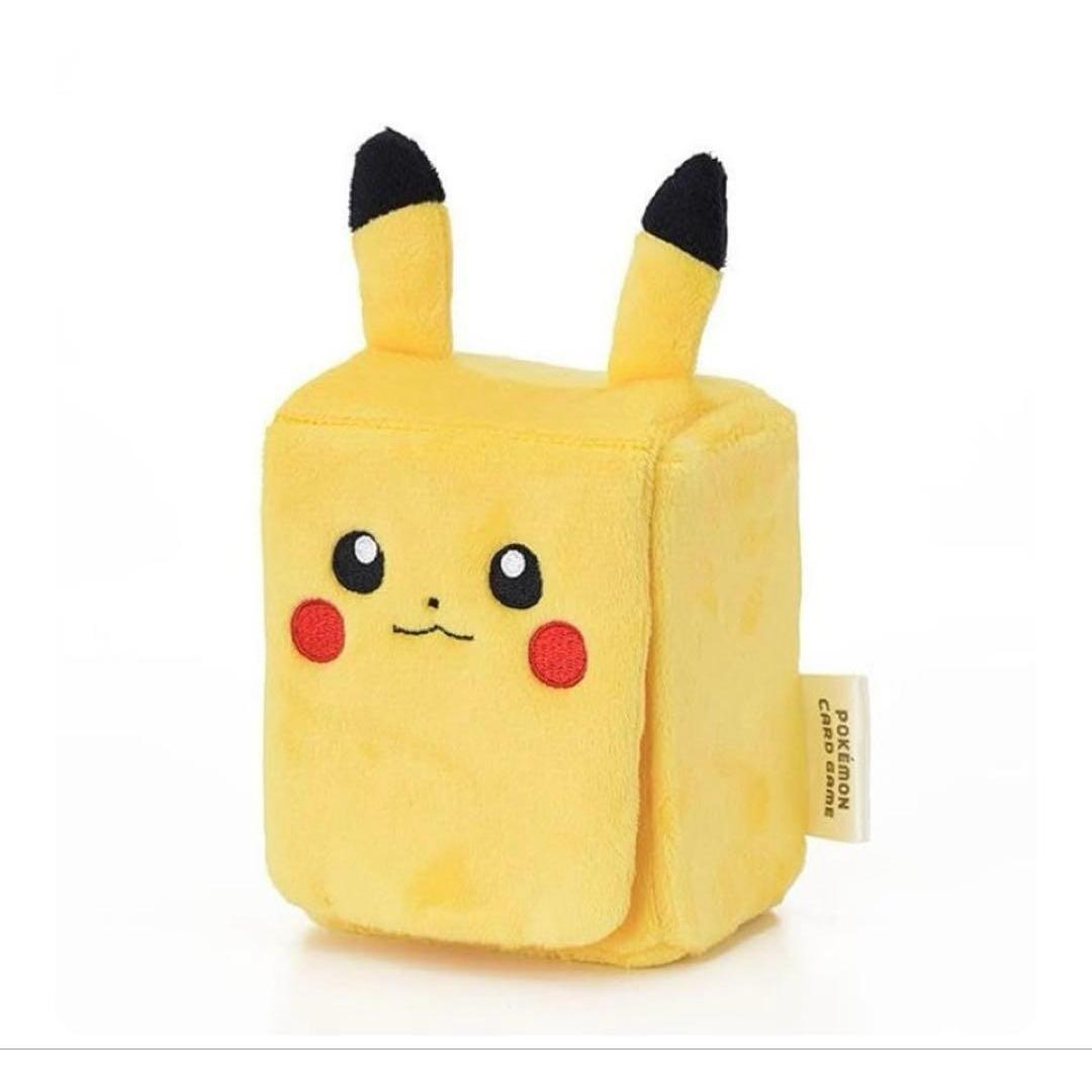 Official Pokemon Card Game Pikachu Deck Case Plush Toy