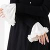Flared Trim Arm Sleeves 2000s Decorative Hand Cuffs Elegant Detachable Wrist Cuffs