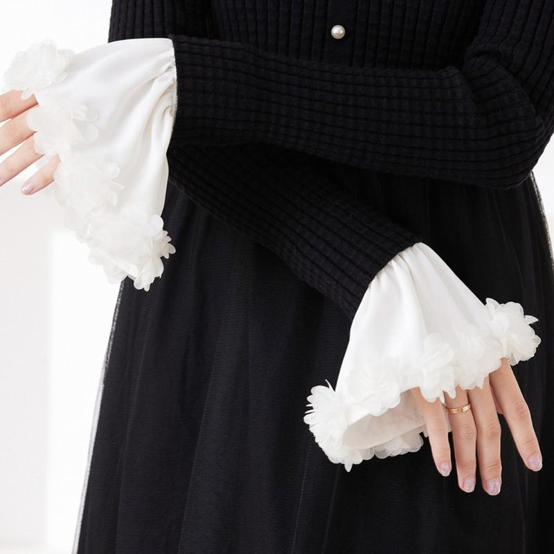 Flared Trim Arm Sleeves 2000s Decorative Hand Cuffs Elegant Detachable Wrist Cuffs