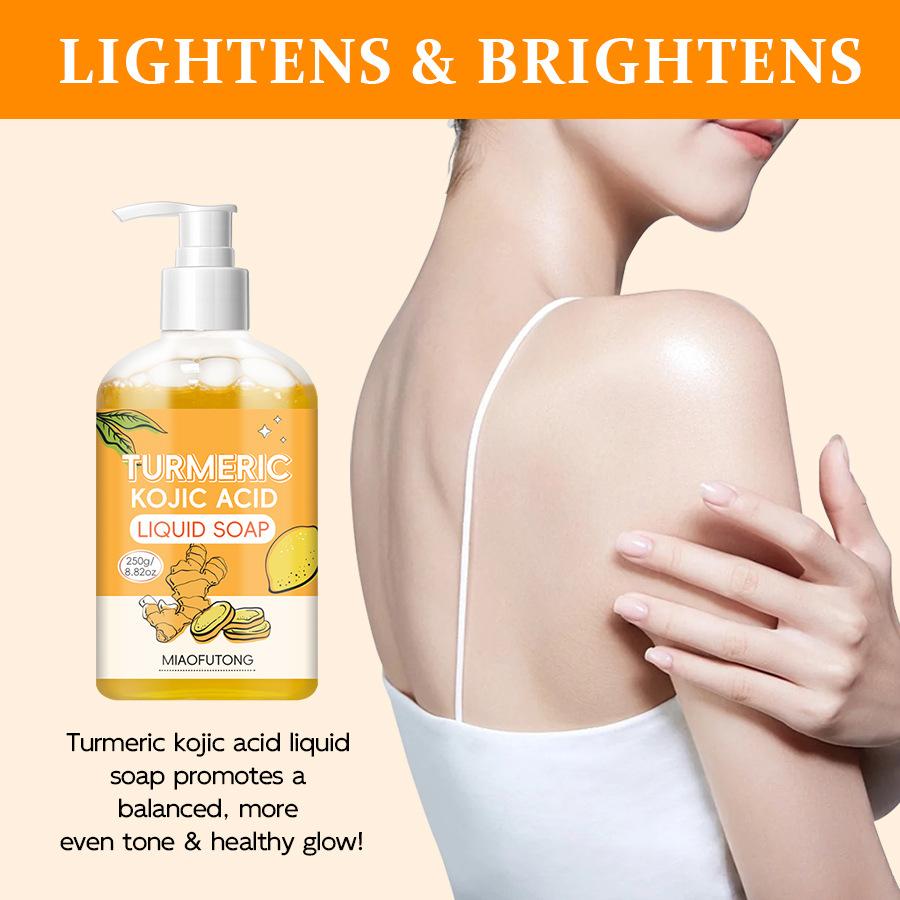 Turmeric Soap Bath Handmade Soap Moisturizing Oil Control Deep Cleansing and Moisturizing Skin Bath Gel