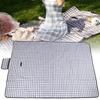 Outdoor Portable Machine Washable Oxford Cloth Picnic Pad Moistureproof Thicken Beach Ground Matblue White