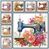 Sewing Machine Partial DIY 5D Special Shaped Drill Diamond Painting Gem Art for Adults/Beginners Gift Idea Home Decor 30x30cm
