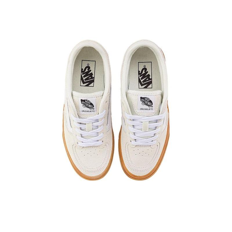 Vans Rowley Classic unisex stylish comfy low-top skate shoes off-white VN000EDUCD3