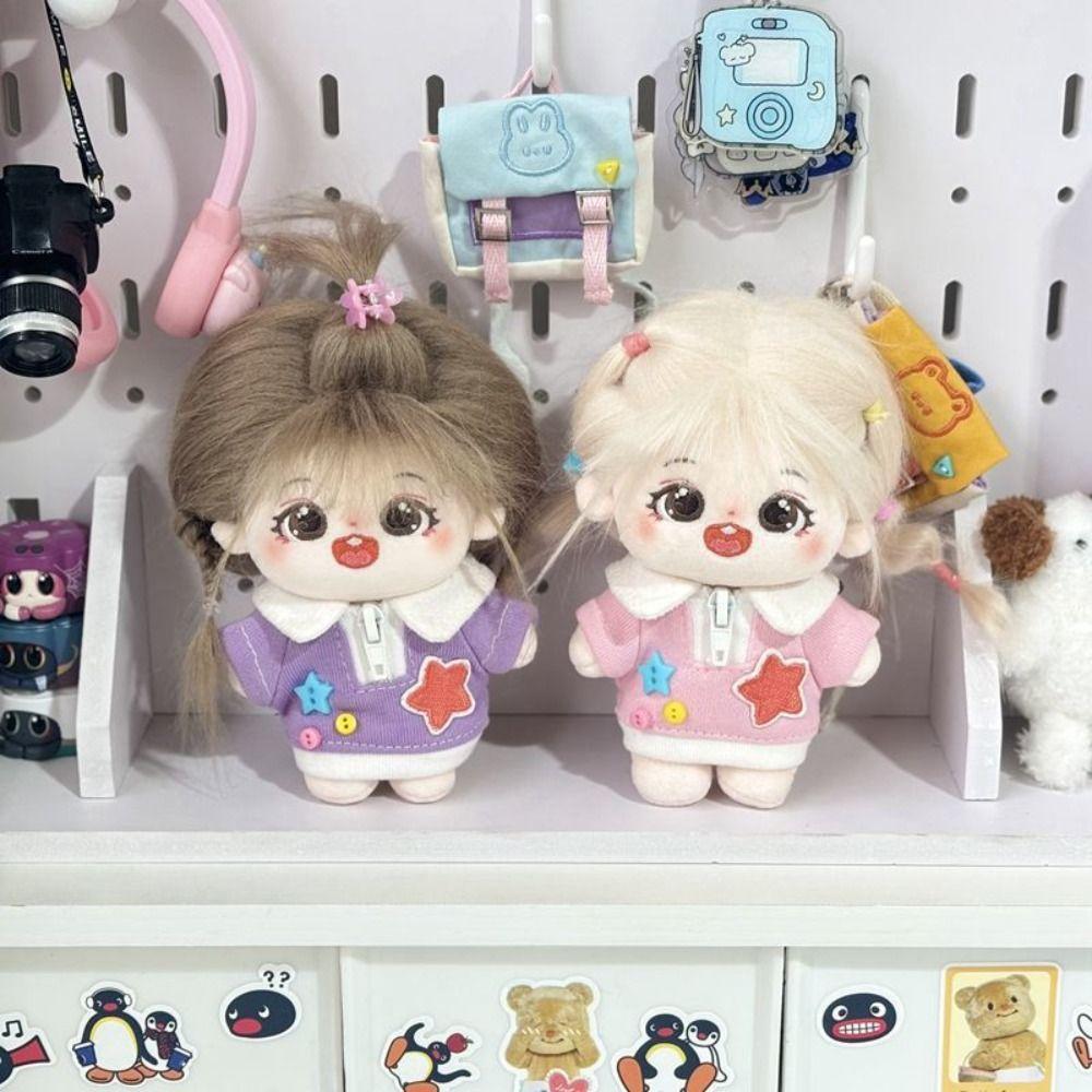 Hoodie 10cm Cotton Doll Clothes DIY Clothing Plush Toy Clothes Idol Doll Clothes  Toy Accessories