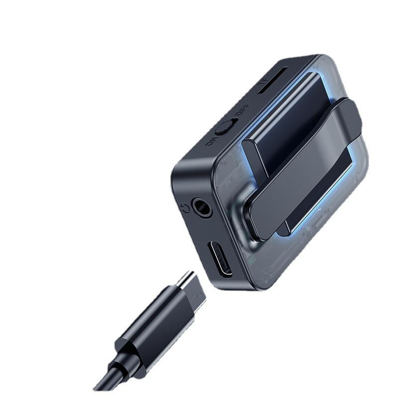 Bluetooth Adapter with Screen, 5.0 Audio Receiver, Bluetooth MP3 Player, Remote Control for Taking Photos