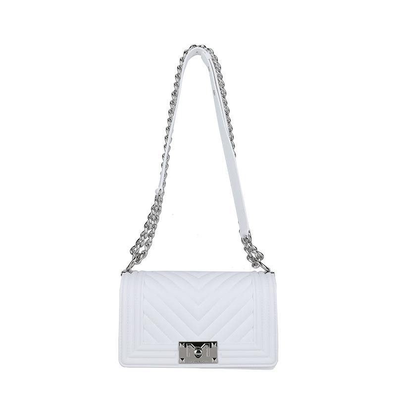 Sac à bandoulière de mode haut de gamme, sac à chaîne rétro losange d'été, sac messager polyvalent