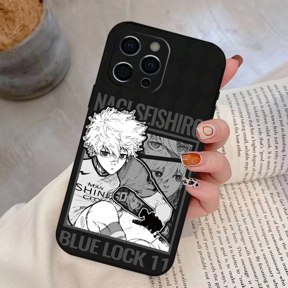 

Blue Lock Nagi Seishiro Phone Case Silicone Soft For IPhone 17 16 15 14 13 12 11 X XR Plus Pro Max Plus iPhone12ProMax